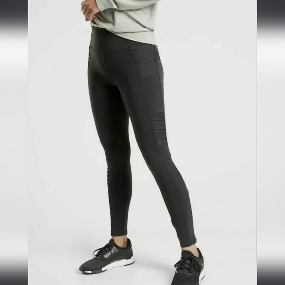 Athleta Delancey Moto Tight S - Picture 1 of 13